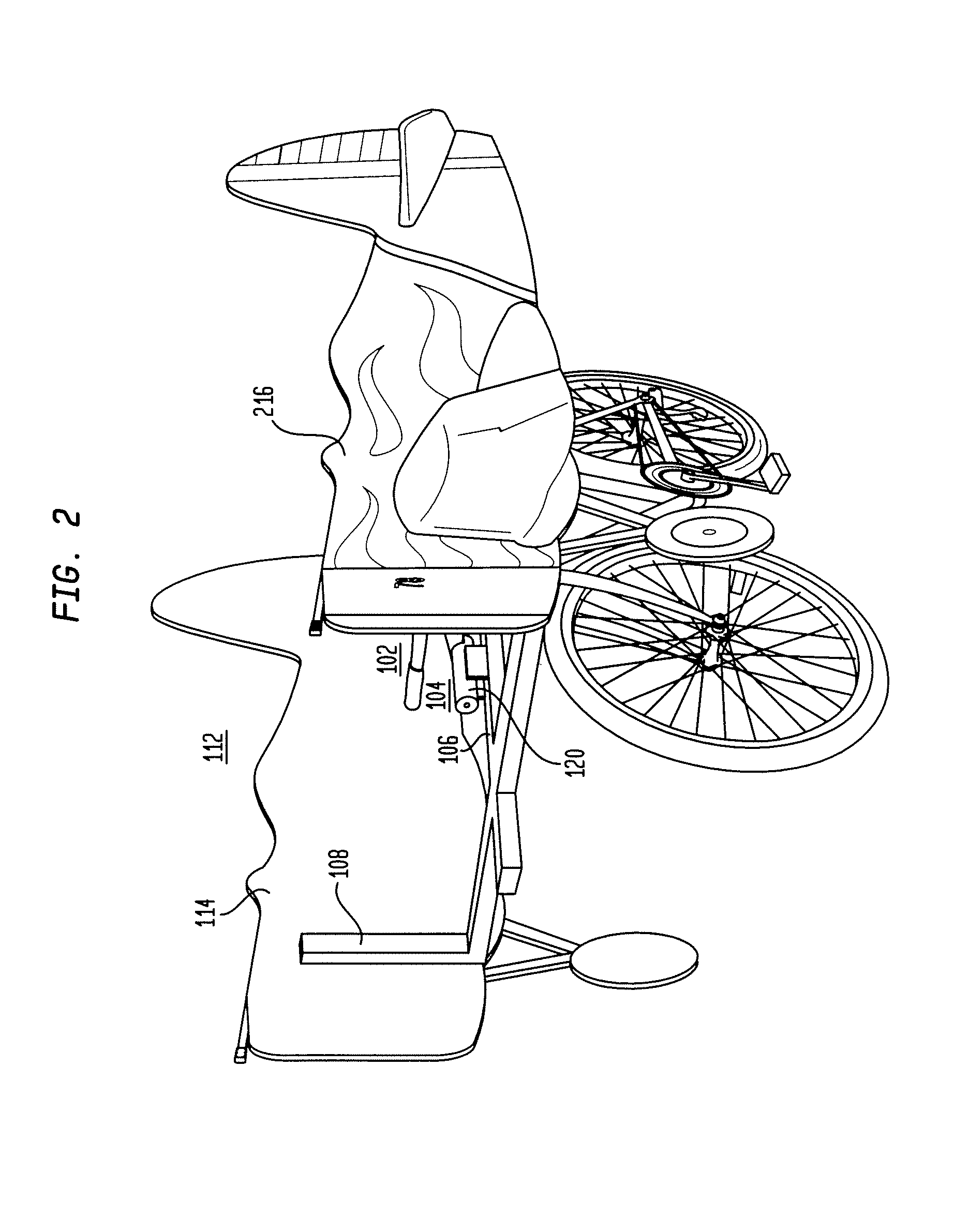 Bicycle combat simulator