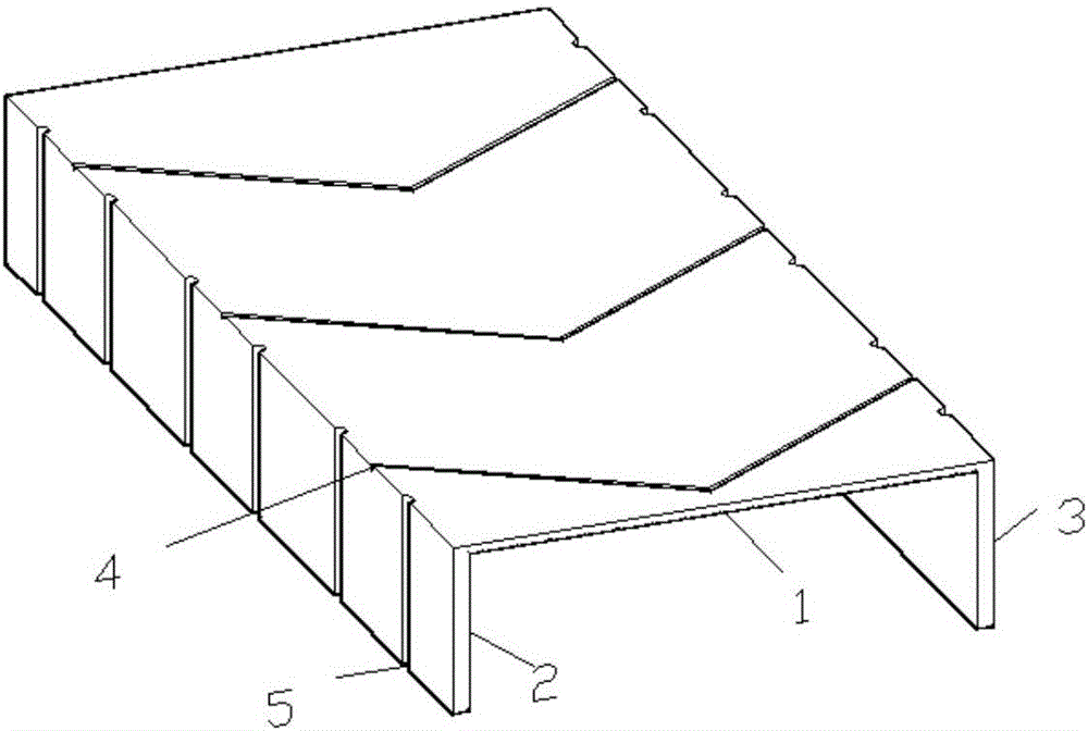 Steel channel for pipe ditch cover plate, rolling device of steel channel for pipe ditch cover plate and rolling method