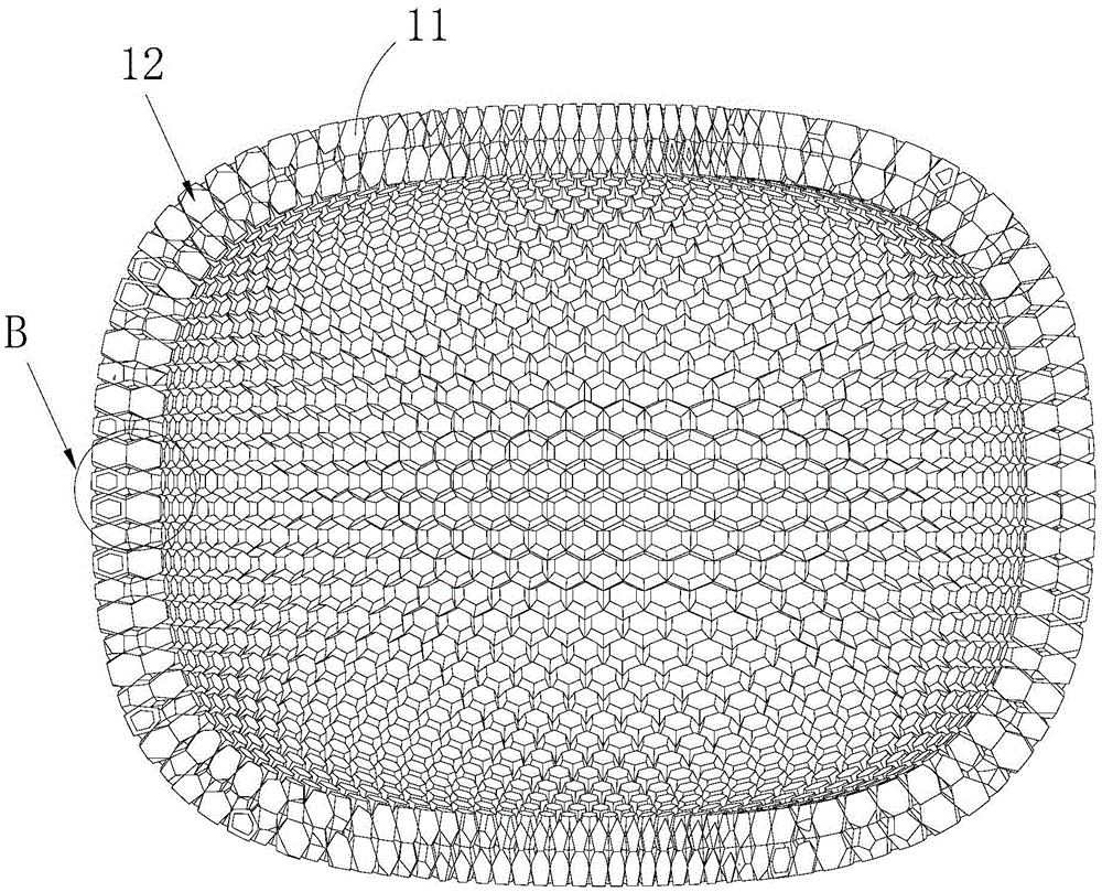 Shock wave-preventing earmuff filling structure