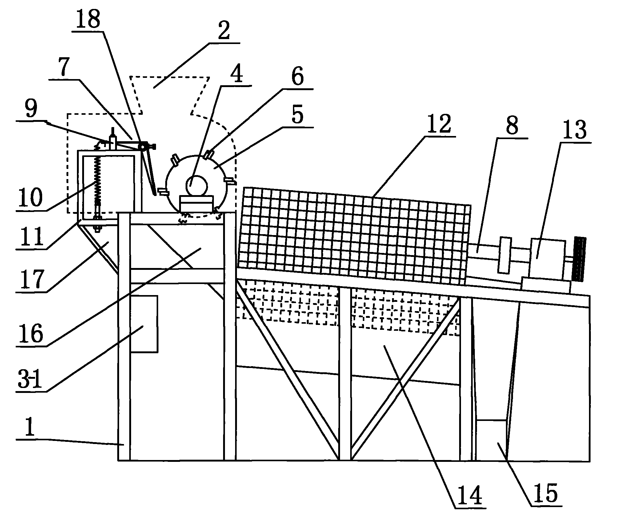 Roller screen type stone extractor for separating soil and stone