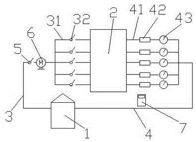 Die-casting die circulation cooling system