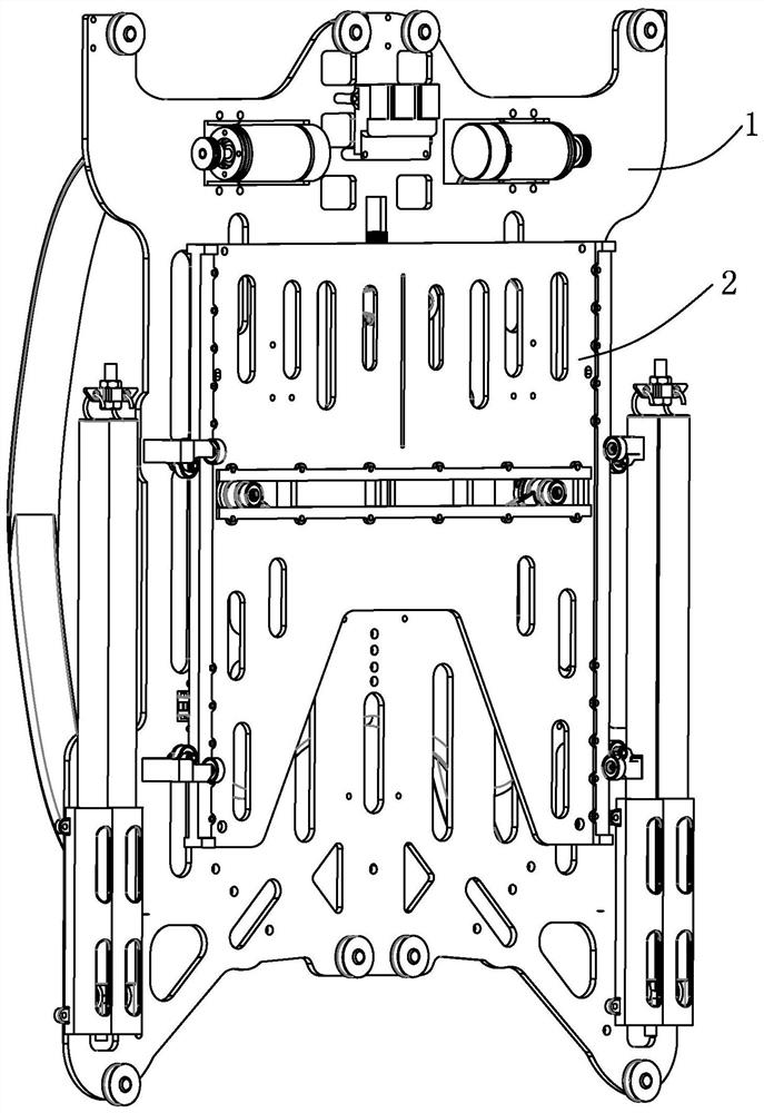 Complete constant-force suspension backpack device with controllable damping