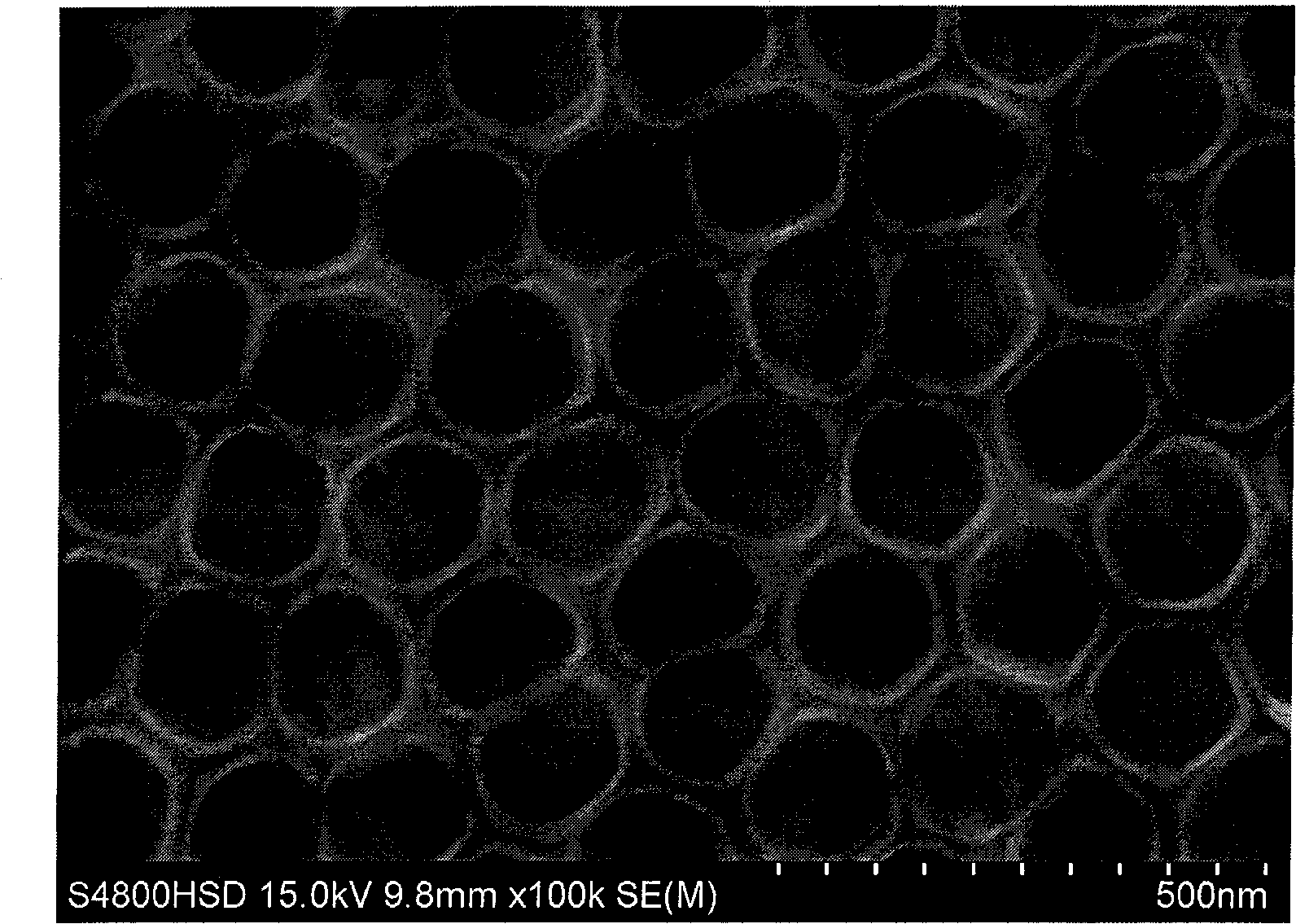 Method for preparing TiO2 nanotube array film