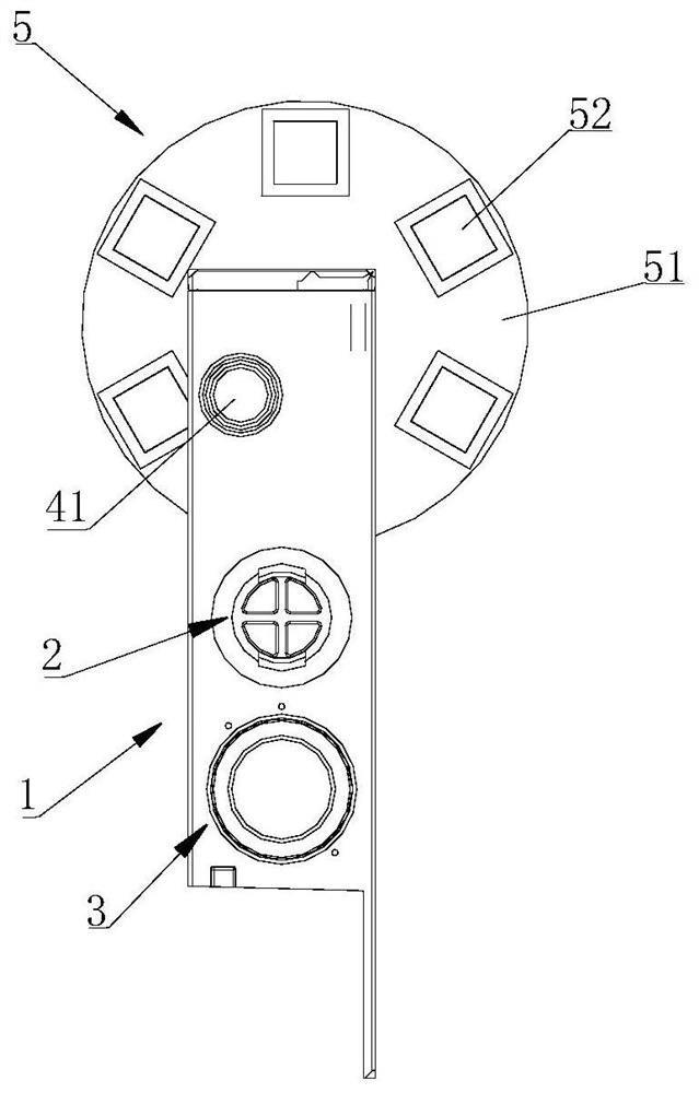 Vertical micro-fluidic chip and method for PCR detection