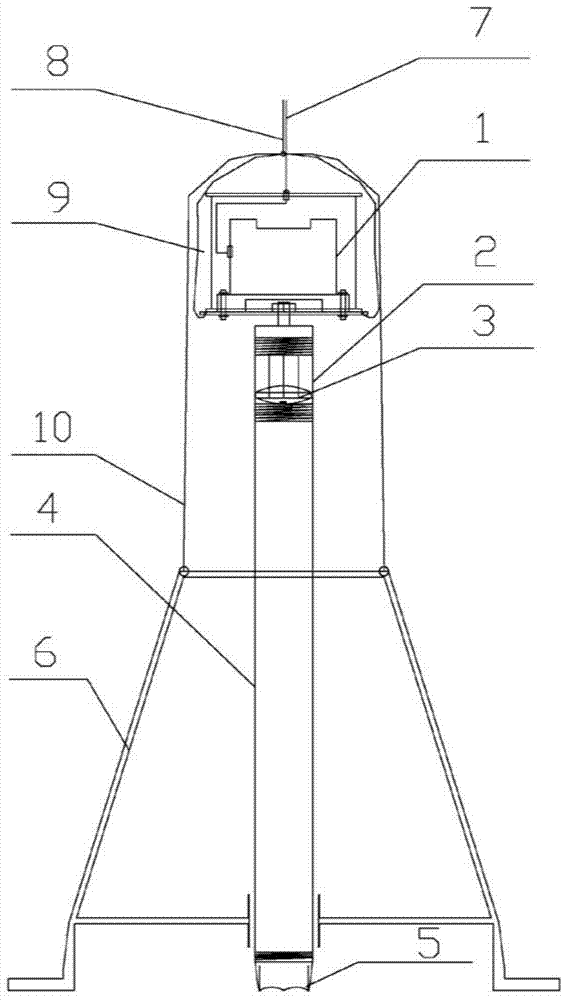 Laminated vibration columnar bottom sampler