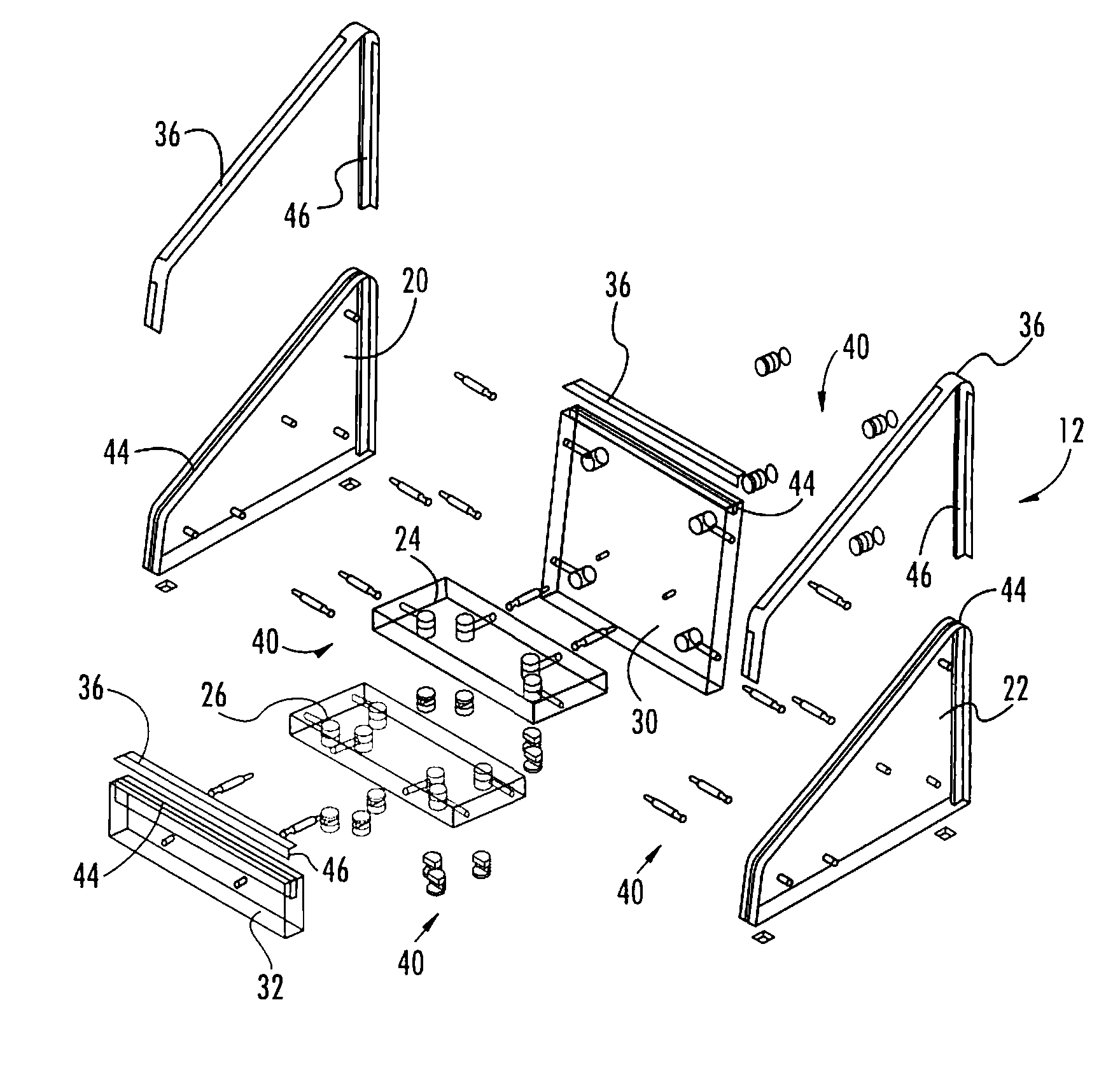 Modular Display Rack and Related Methods