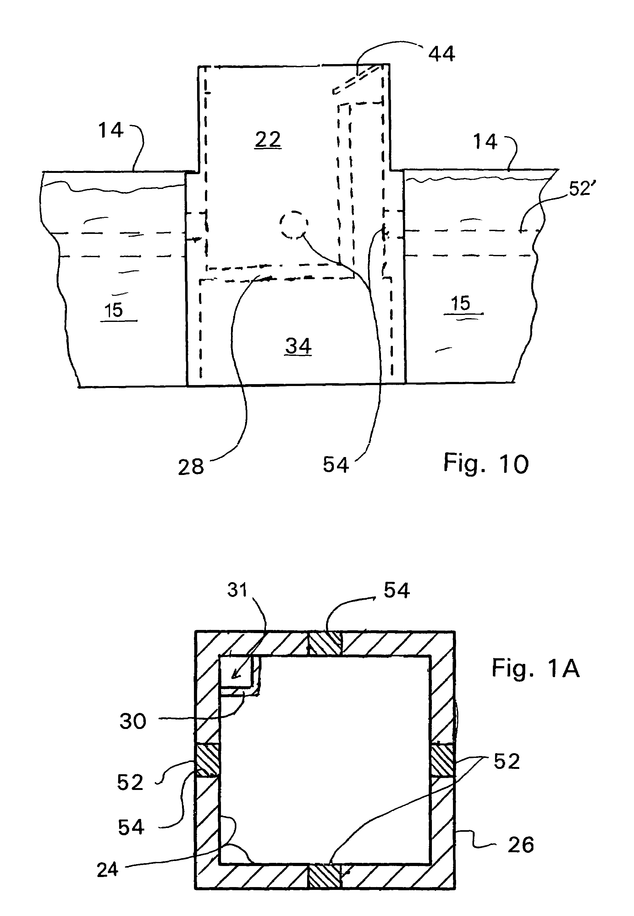 Stackable planting containers with capillary watering