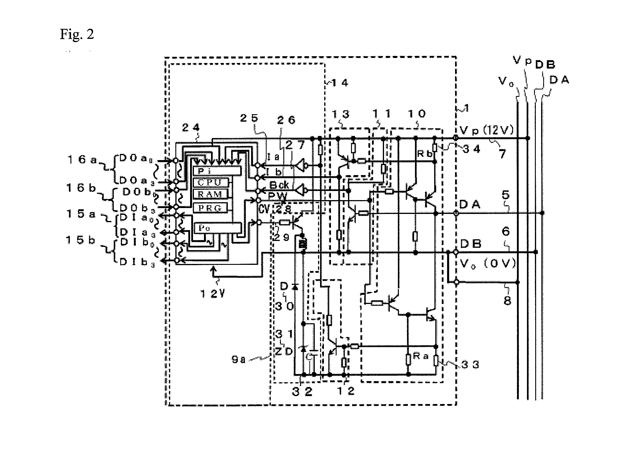 Control and monitor signal transmission system