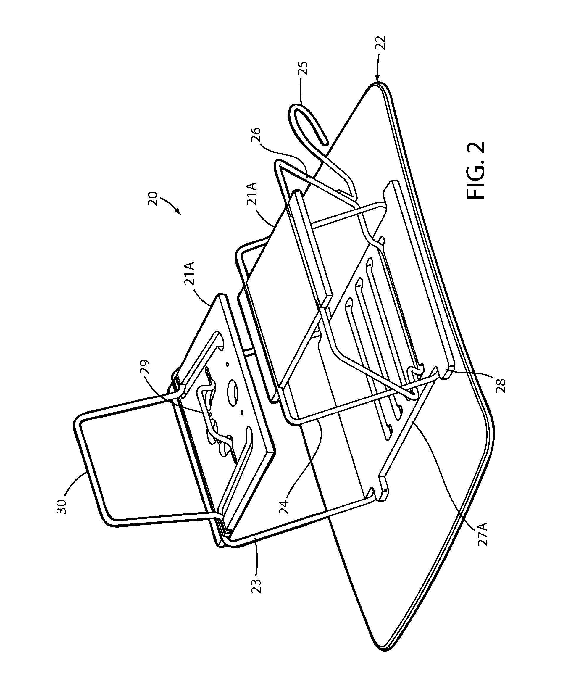 Adjustable laptop support for electronic devices