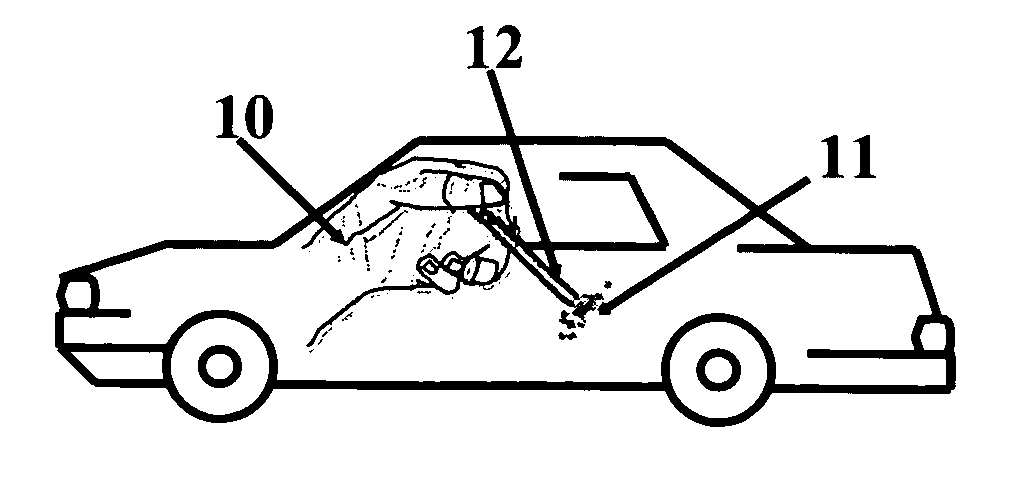 Method and apparatus for surface coating repair and rust prevention