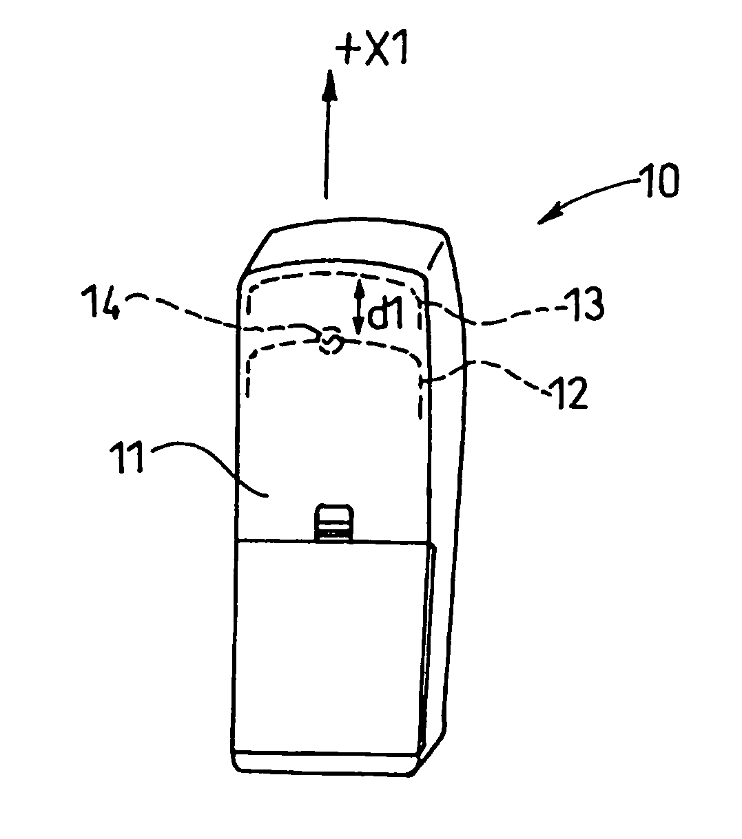 Antenna unit and portable radio system comprising antenna unit