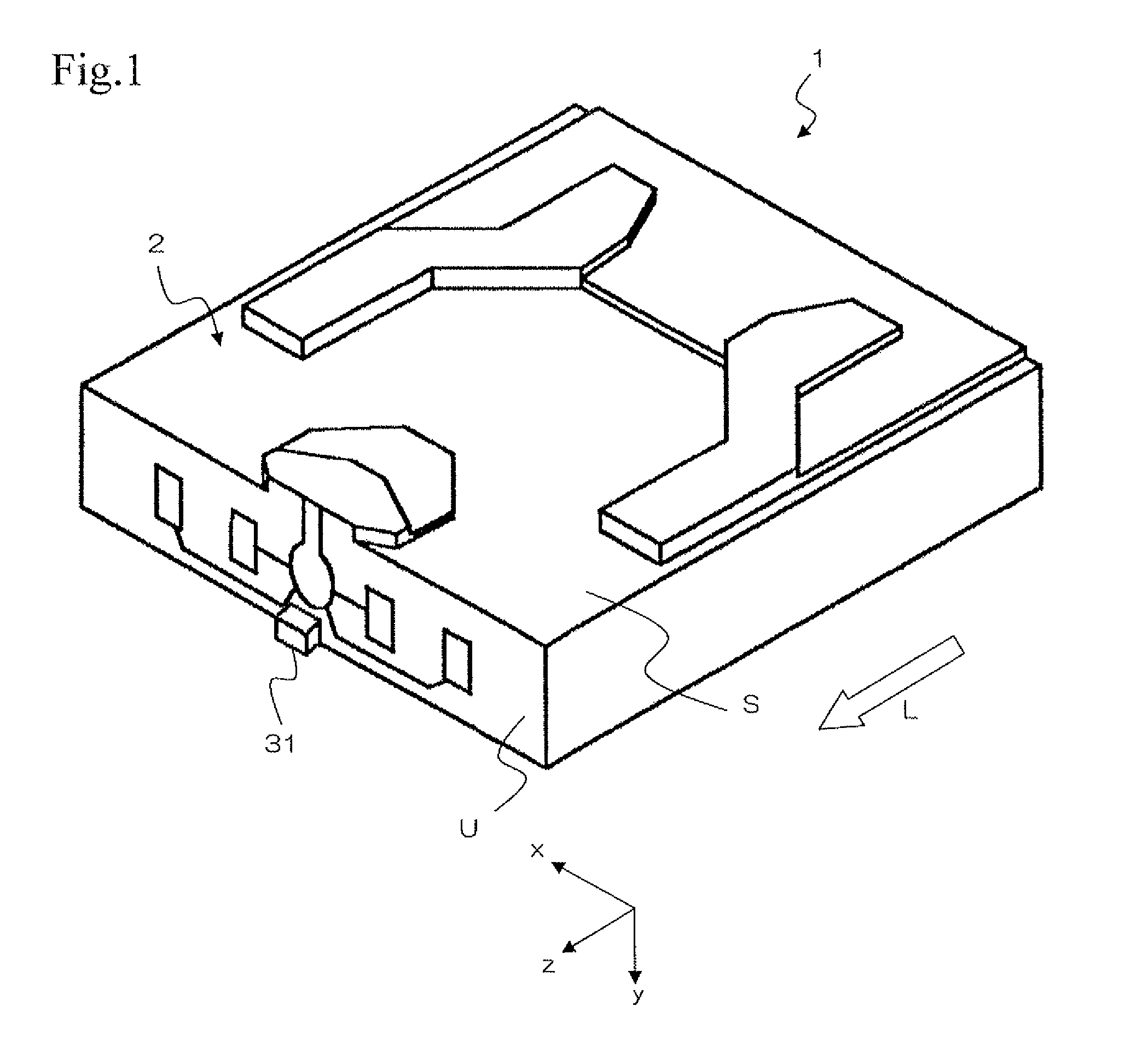 Thermally assisted head having reflection mirror for propagating light