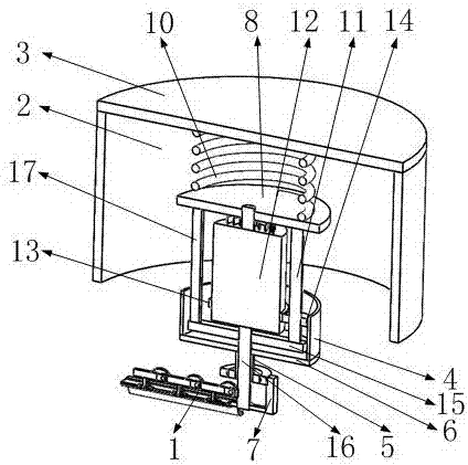 Grass surface adaptive laminated weeding machine for municipal landscape engineering