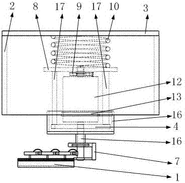 Grass surface adaptive laminated weeding machine for municipal landscape engineering