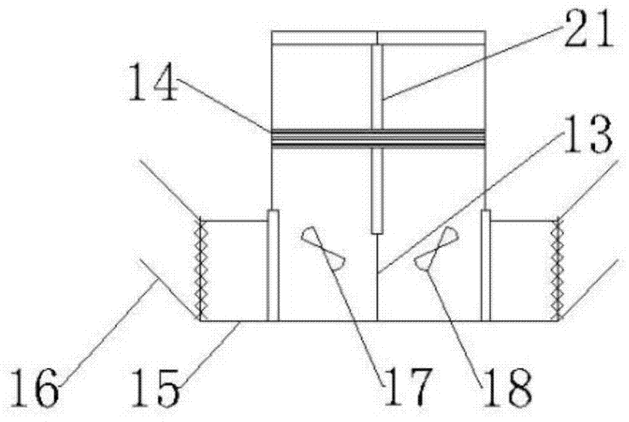 A dual-unit complementary indirect air cooling device suitable for nuclear power plants in desert areas