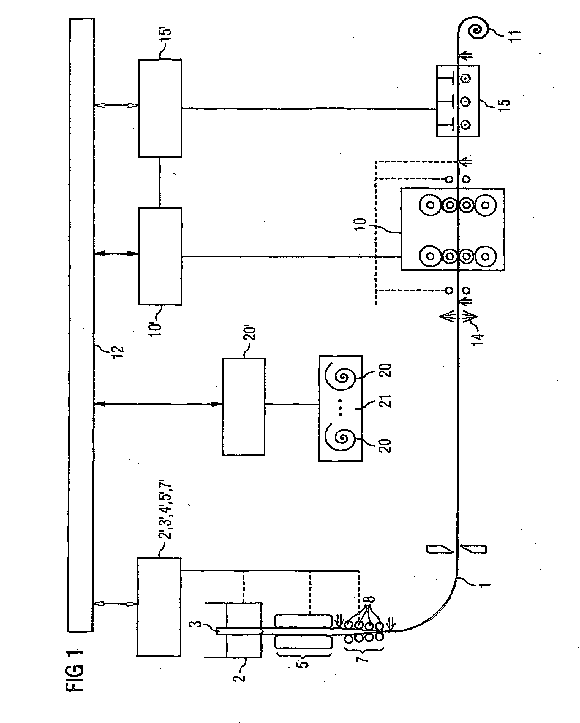 Continuous Casting and Rolling Installation For Producing a Steel Strip