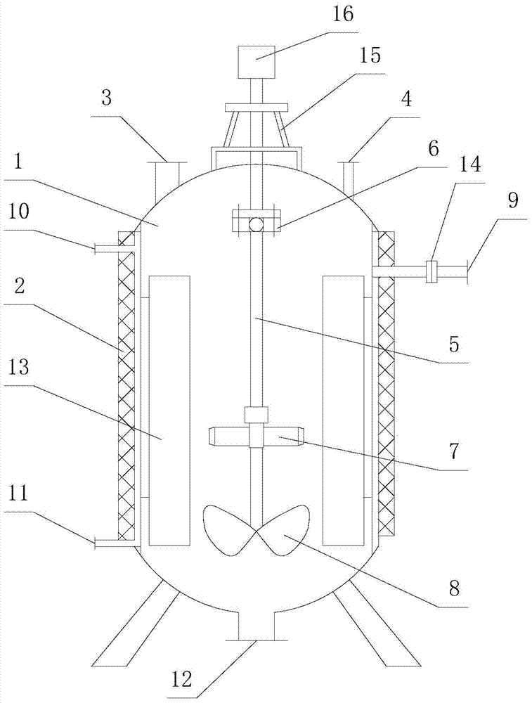 Heat-preservation type hydrogenation reactor