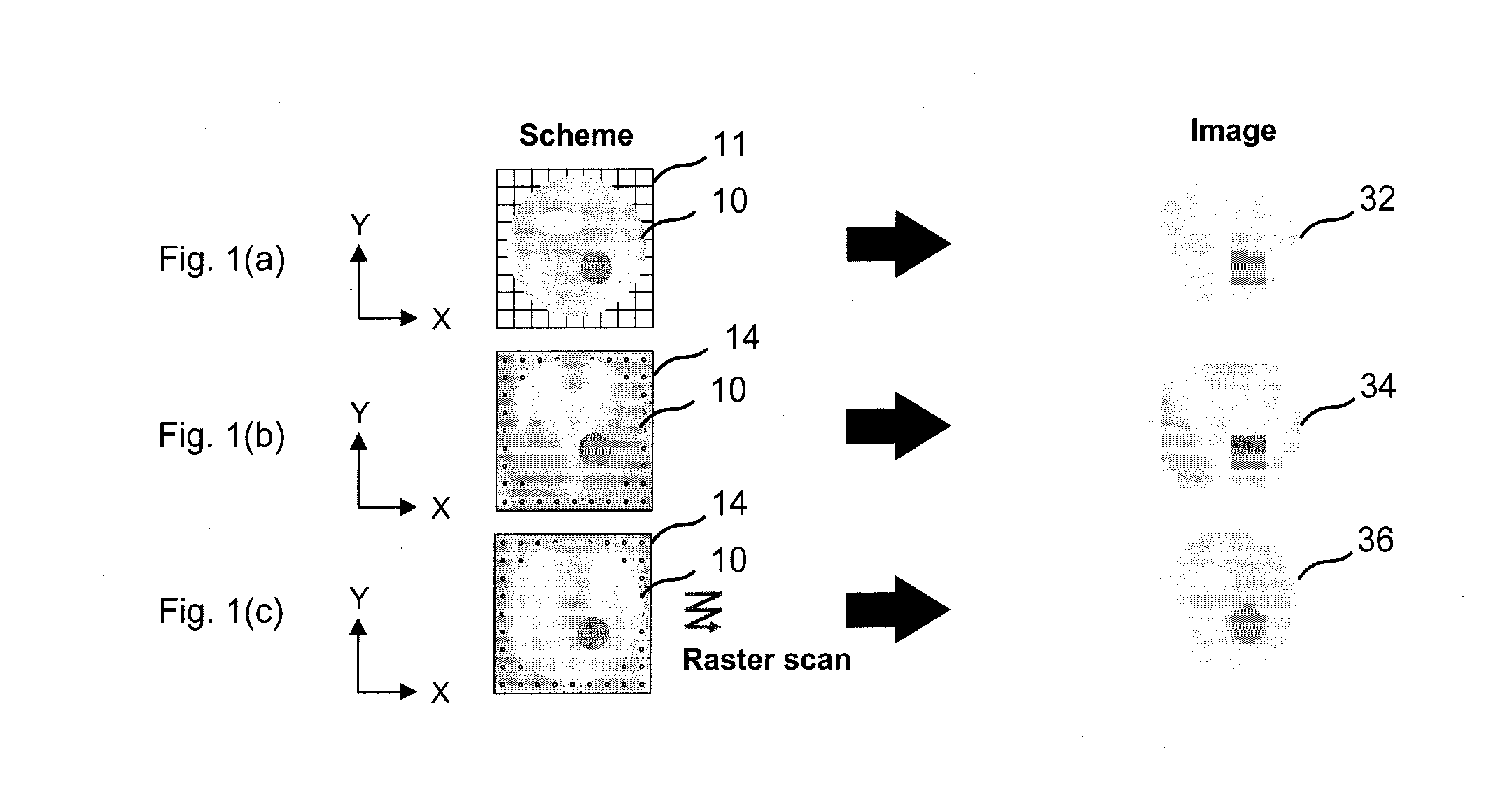 Optofluidic microscope device with photosensor array