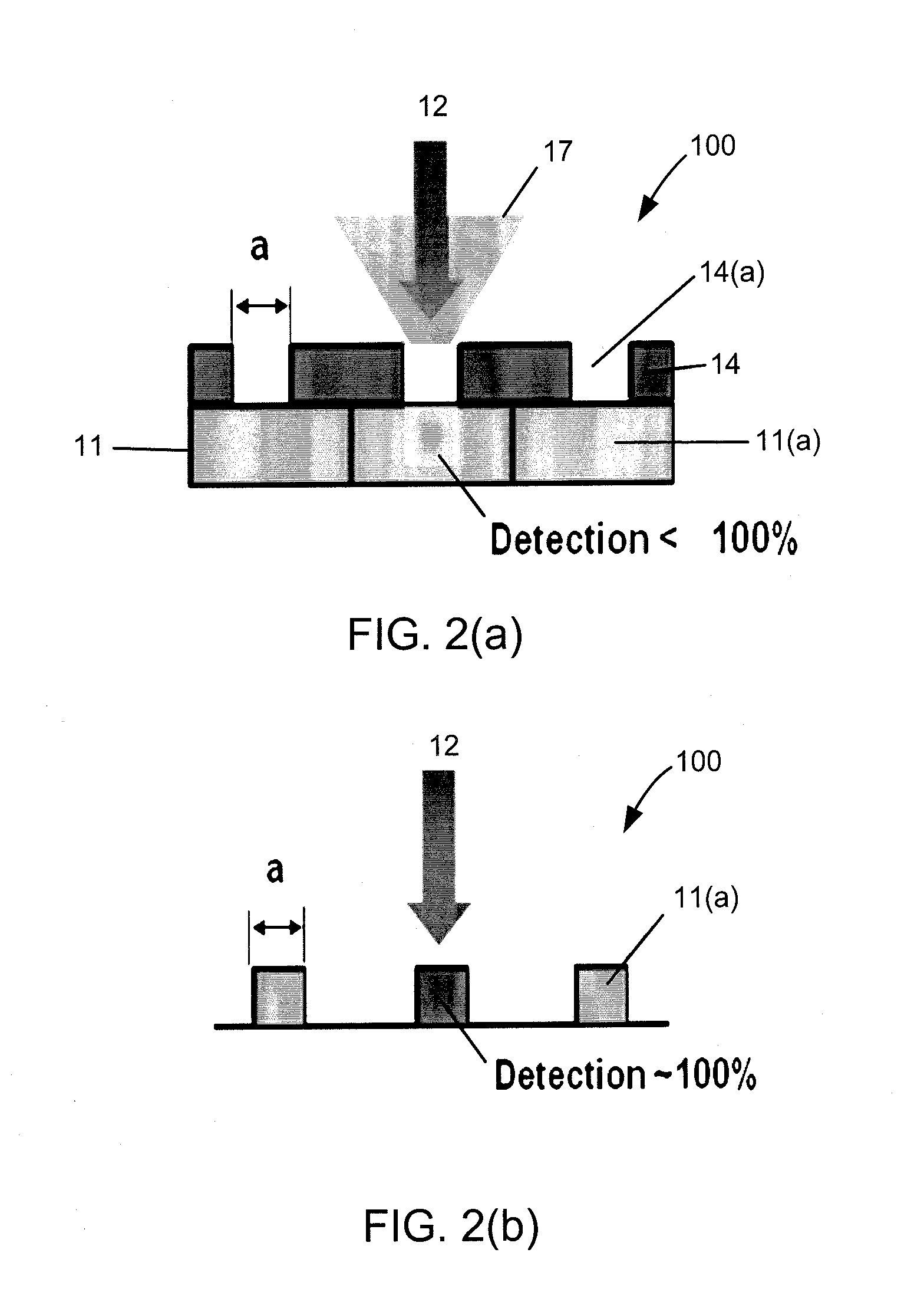 Optofluidic microscope device with photosensor array