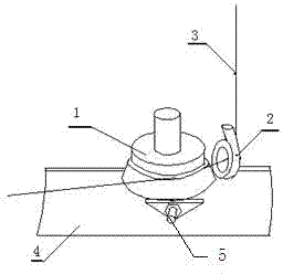 Cake wax of bobbin winder