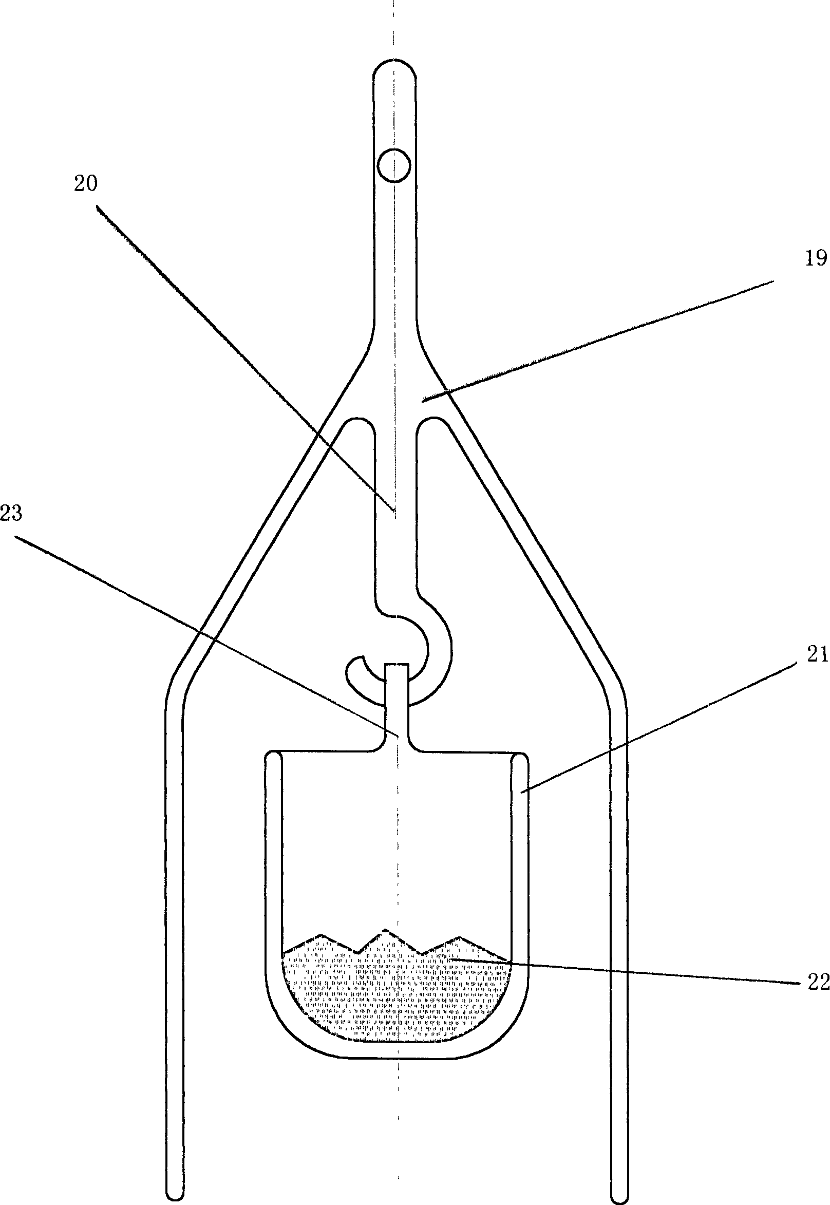 Doping method used in vertical pulling silicon single crystal preparation and its installation