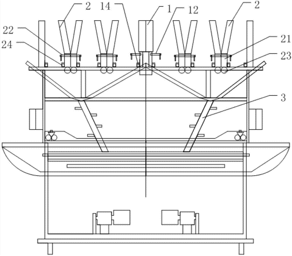 Multi-workstation-conveying tile printing device