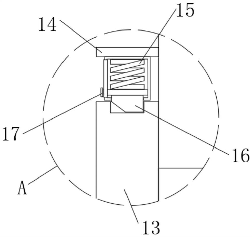 Sewage treatment device convenient for cleaning filter screen plate