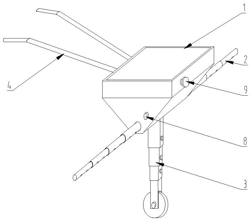 Field liquid fertilizer spraying device