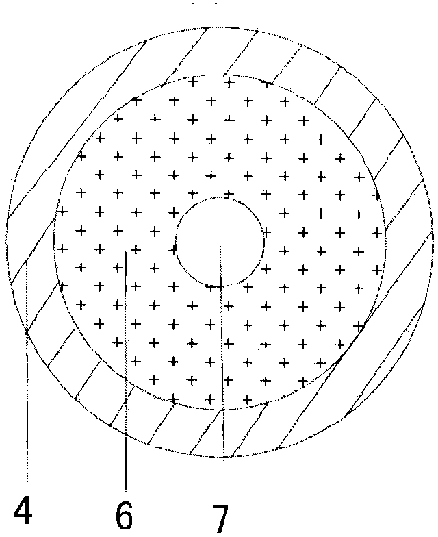 Device and method for repairing underground water ammonia nitrogen pollution in normal position and abnormal position combined mode