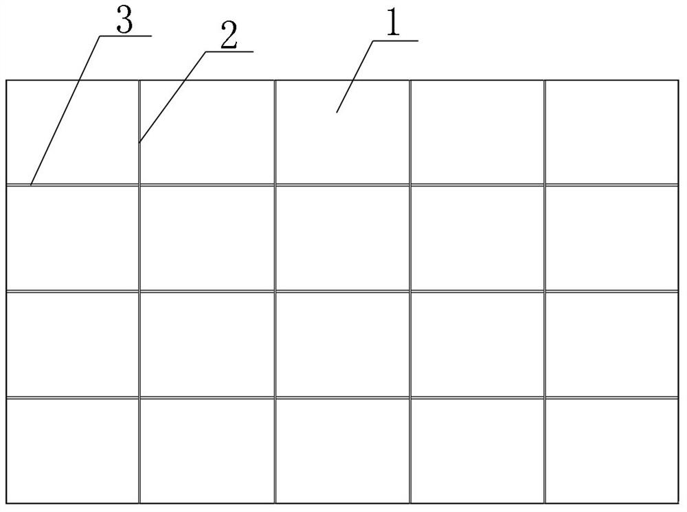 A construction method of hangar concrete surface structure