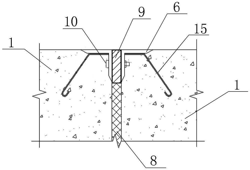 A construction method of hangar concrete surface structure