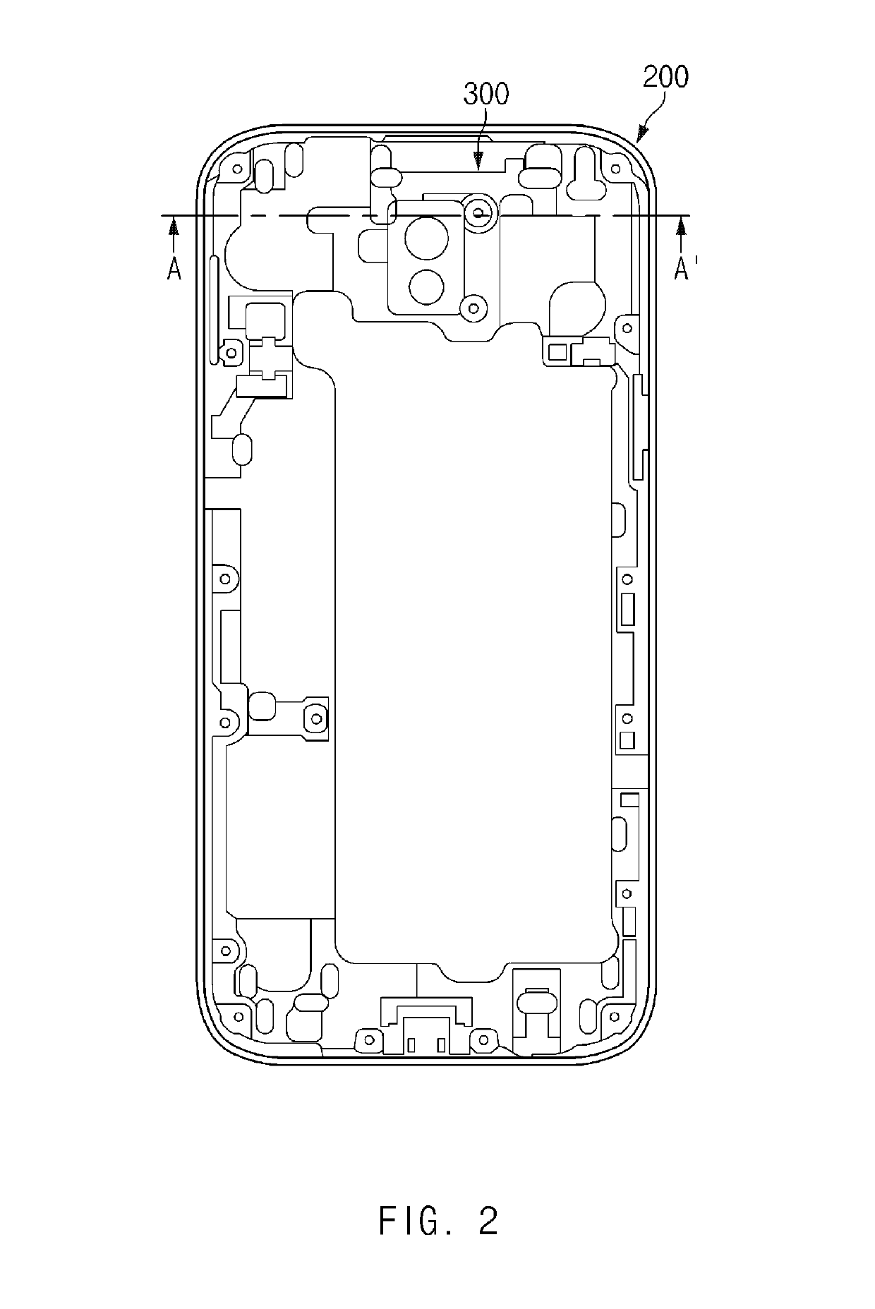 Electronic device including thin housing, and manufacturing method therefor