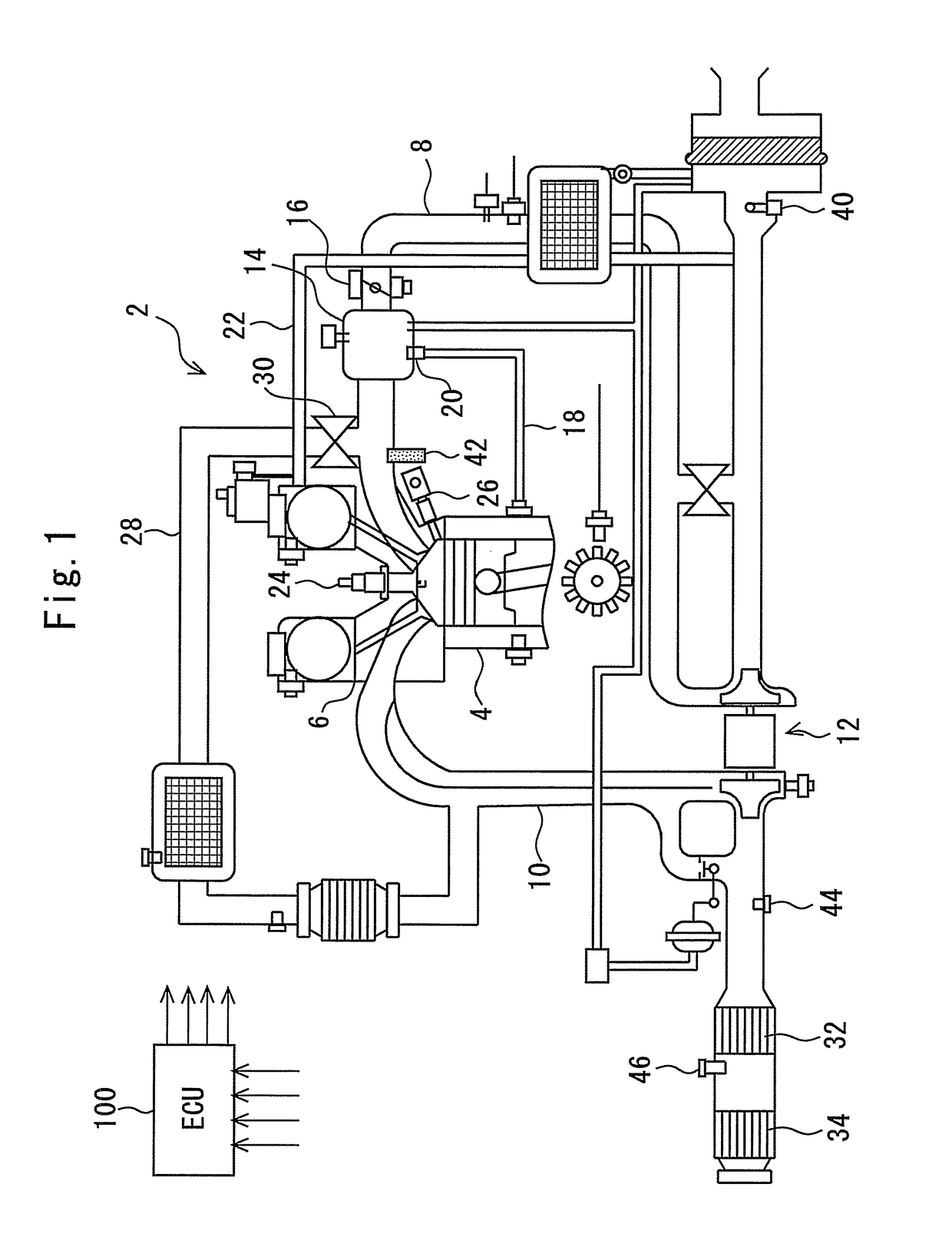 Control device for internal combustion engine and measuring device of mass flow rate of NOx recirculated to intake passage with blowby gas