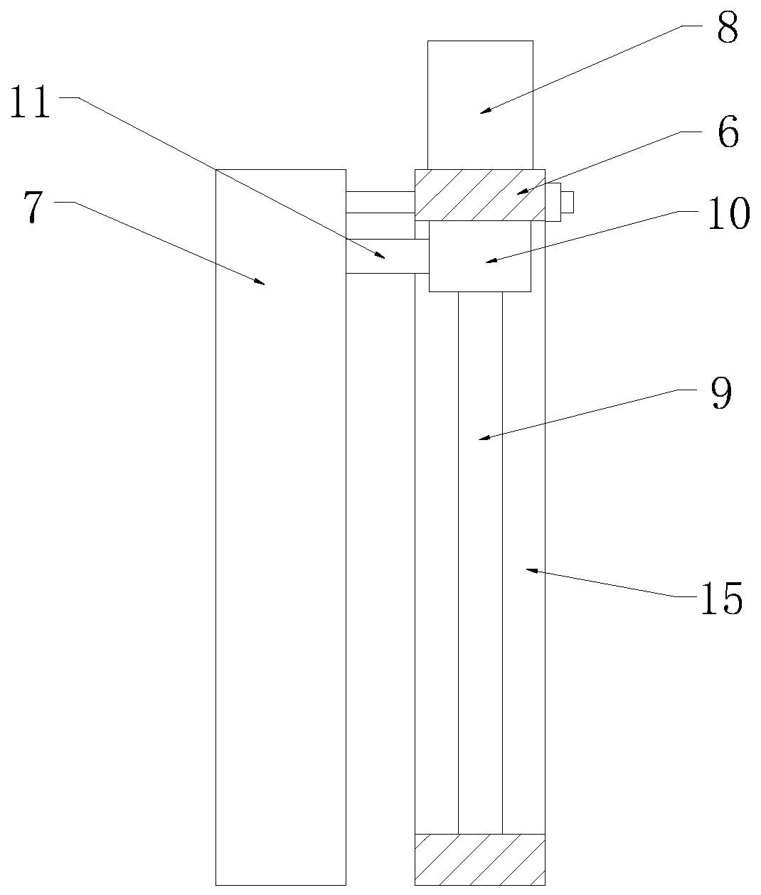 Four-axis numerical control drilling and milling machine