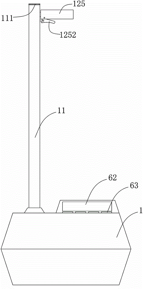 Single-pole low-activity nucleon moisture density instrument