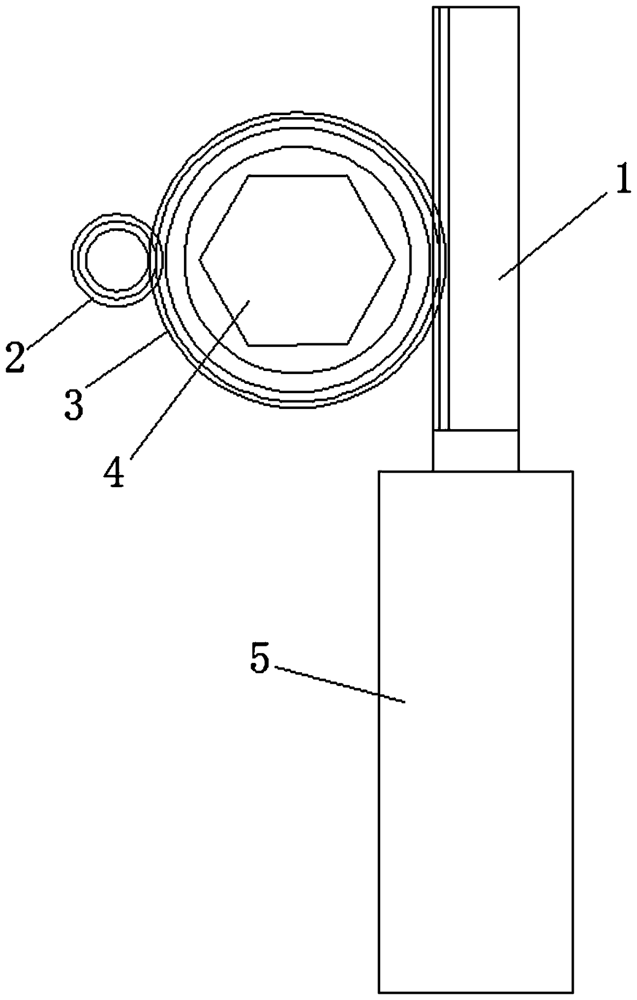 Fixed-torque electric spanner