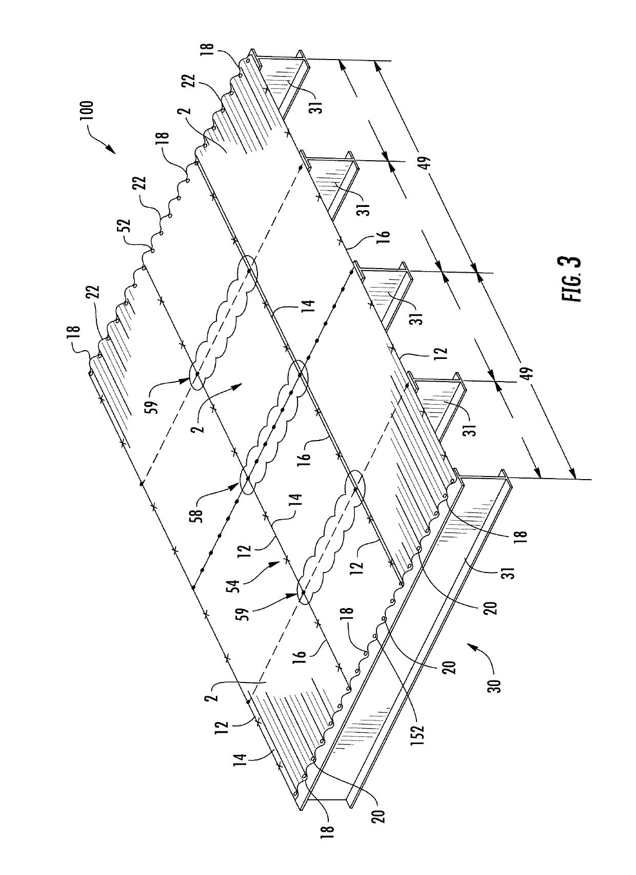 Structural systems with improved sidelap and buckling spans