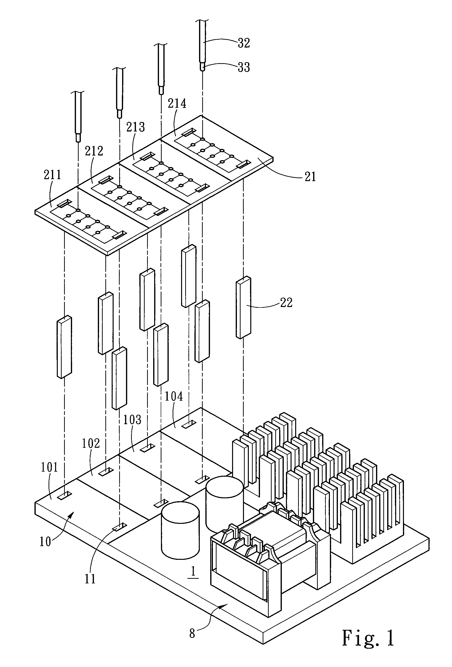 Output architecture of power supply