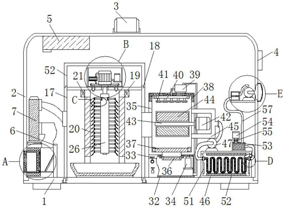 A high-efficiency and energy-saving air purifier for household use