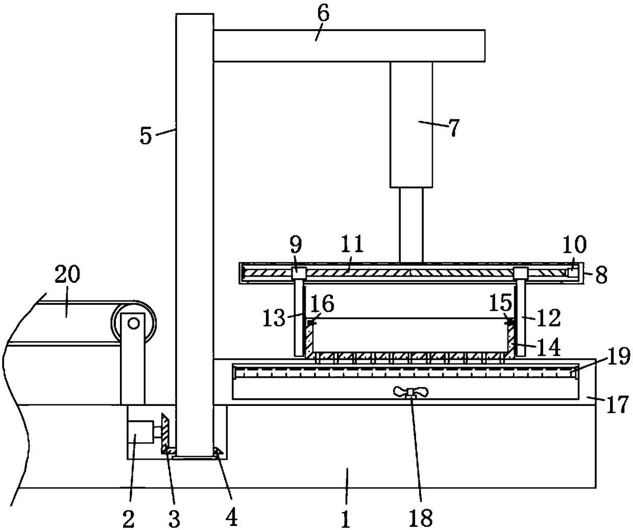 Automatic control herbal medicine drying device