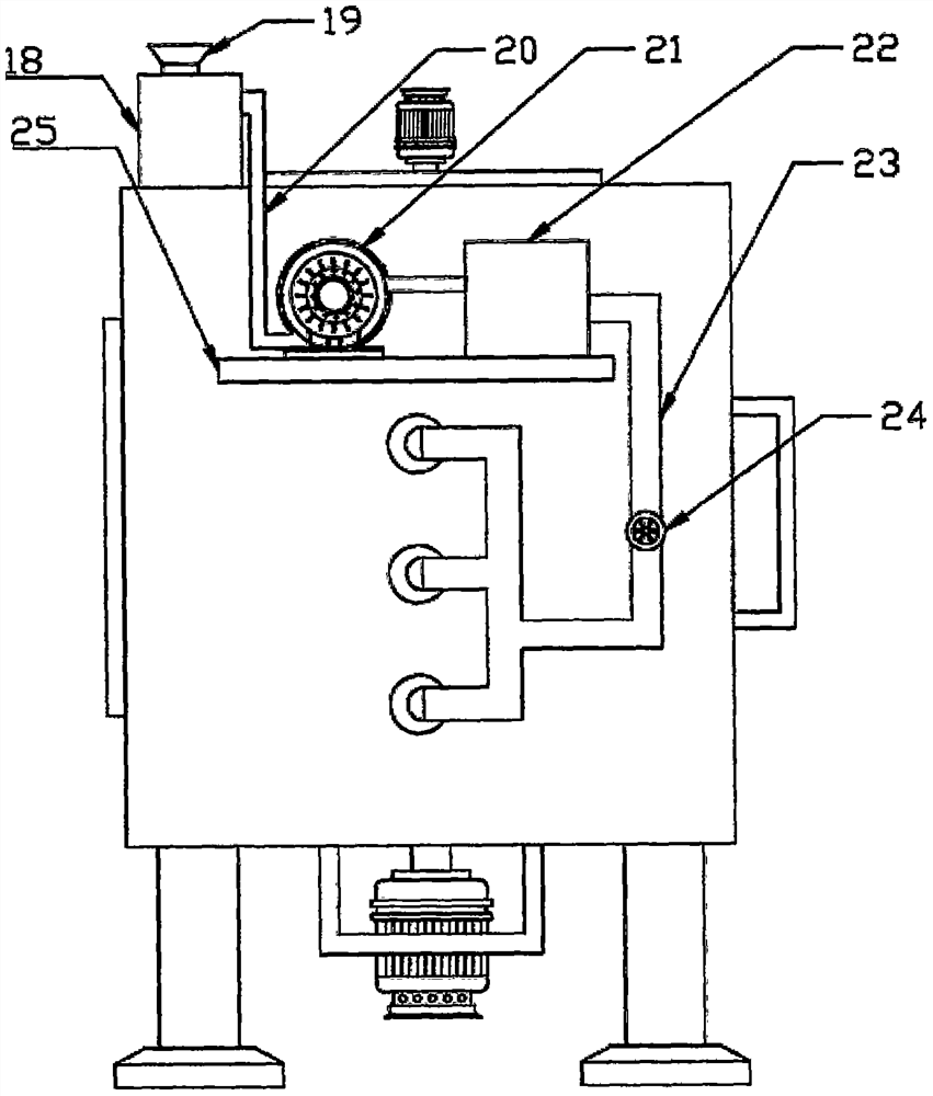 Uniform heating type annealing furnace for glass bottle production