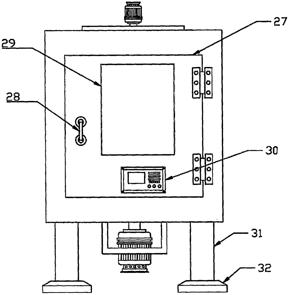 Uniform heating type annealing furnace for glass bottle production