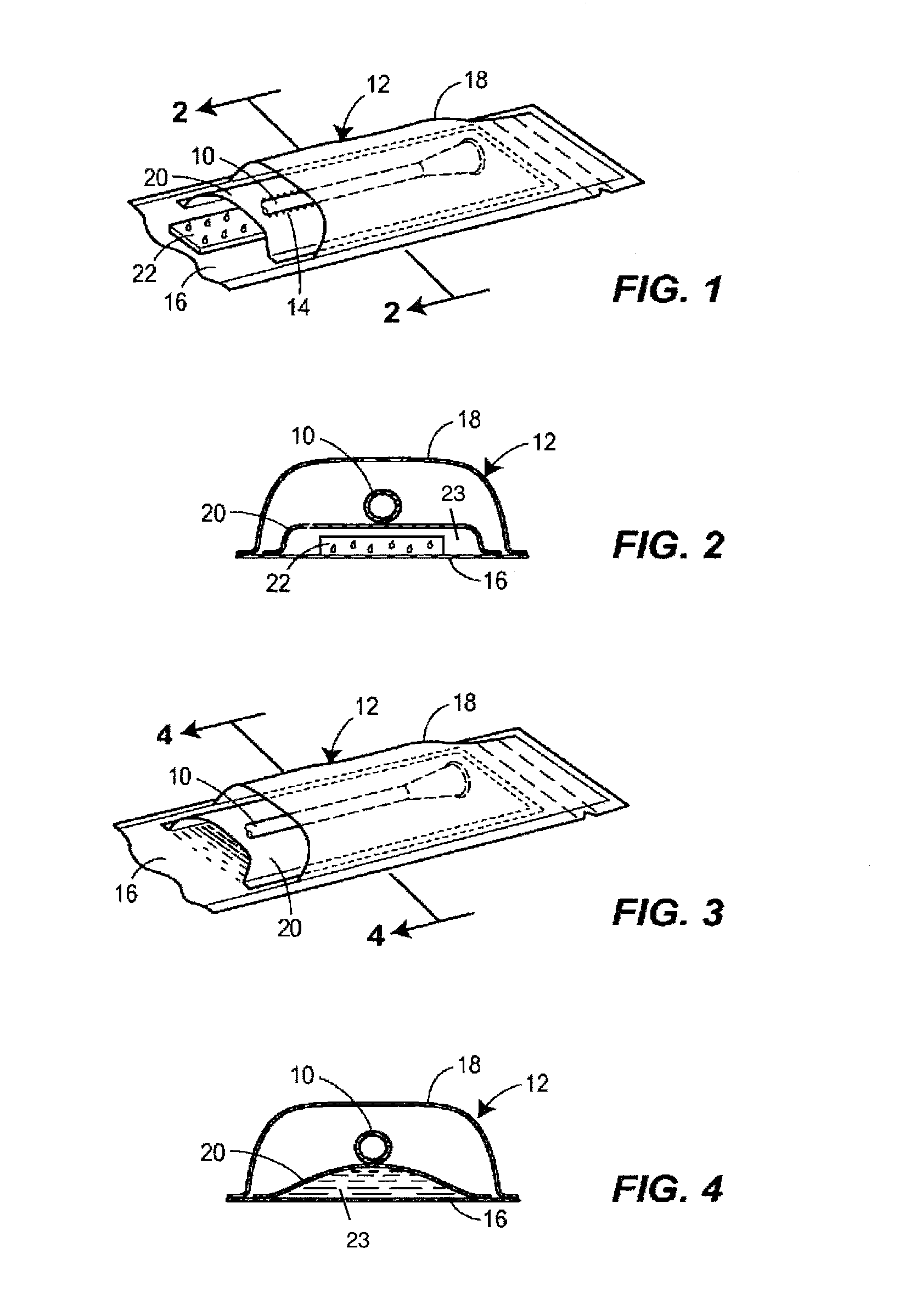 Dry to the touch vapor hydration sleeve