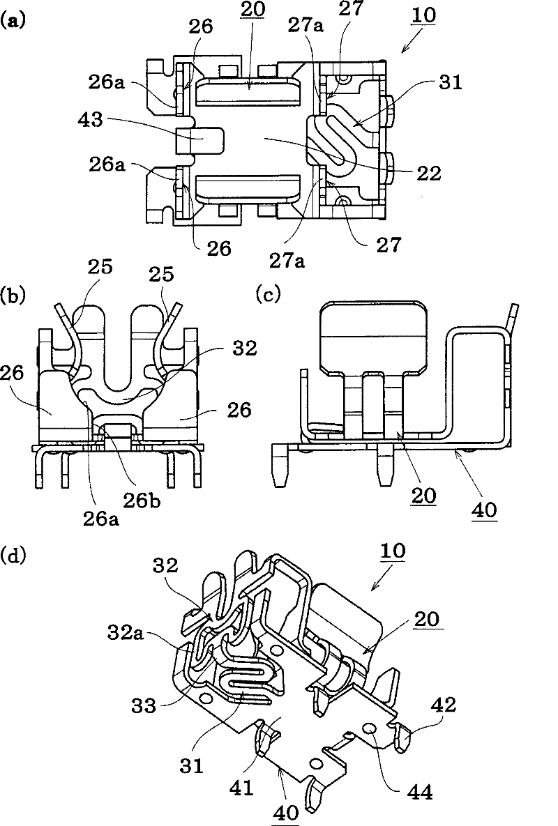 Socket for cathode tube