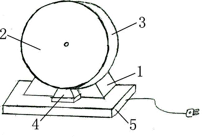 Rotating disc type electric mosquito heater