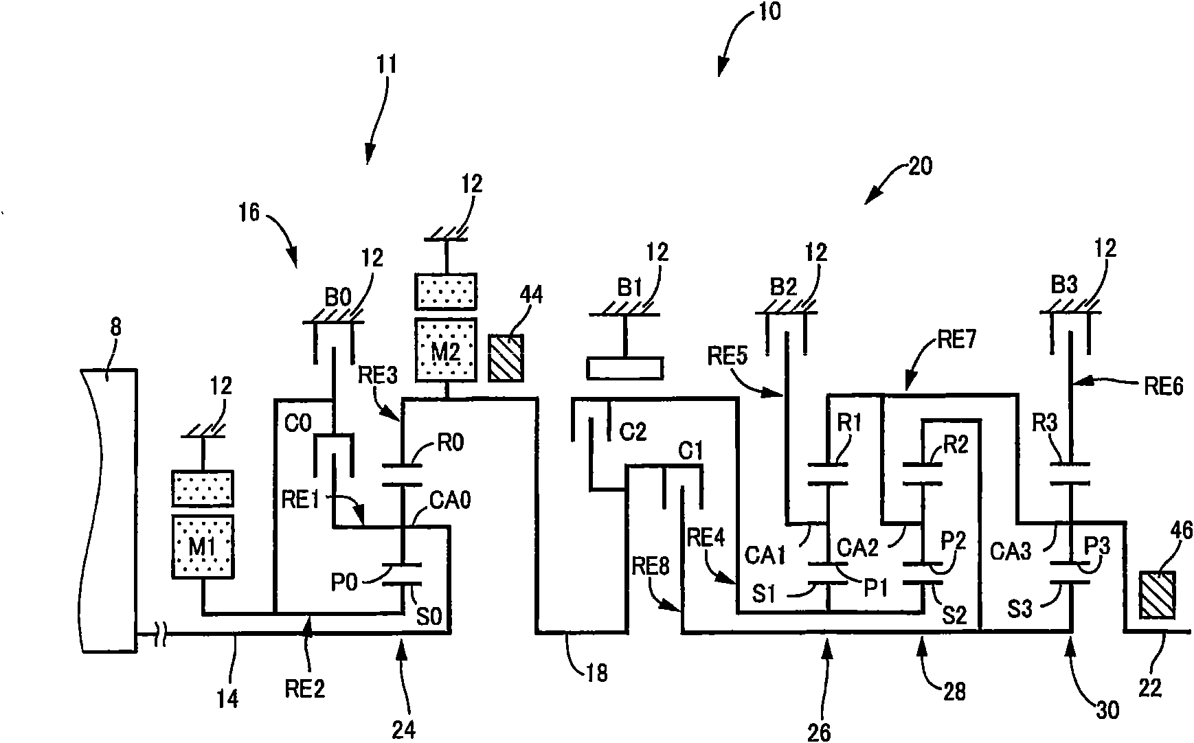 Control device for vehicular power transmitting apparatus