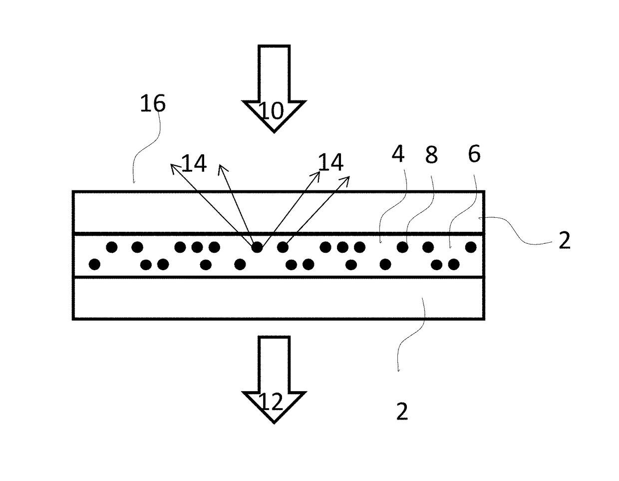 Temperature responsive optical limiter, composition and device