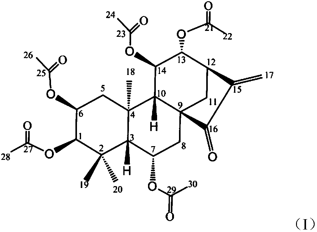 Corresponding-kaurane type diterpene derivative and application in preparation of antitumor drugs thereof