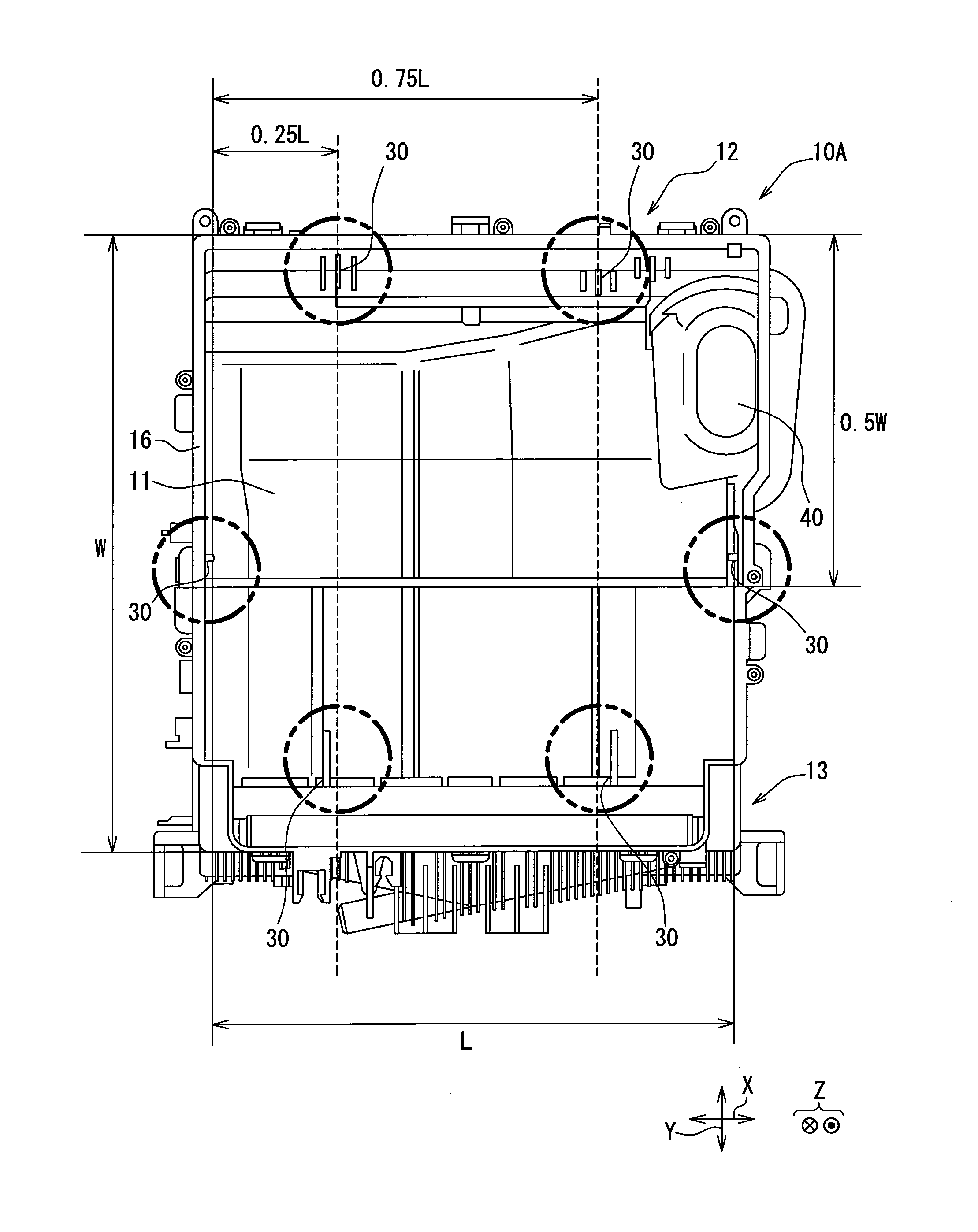 Fixing structure for heat exchanger