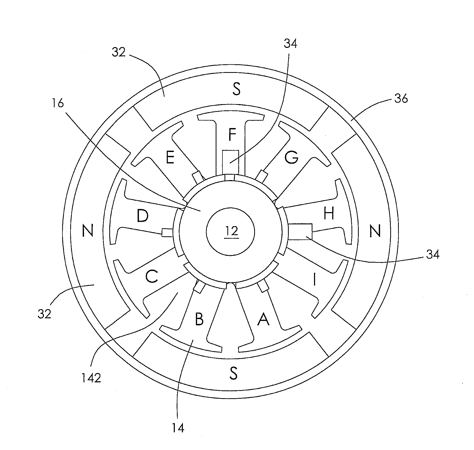 Permanent magnet electric motor